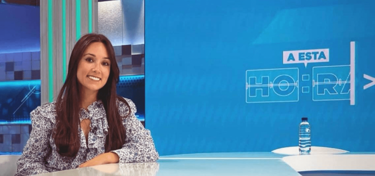 Image de Clara Rey en la televisión